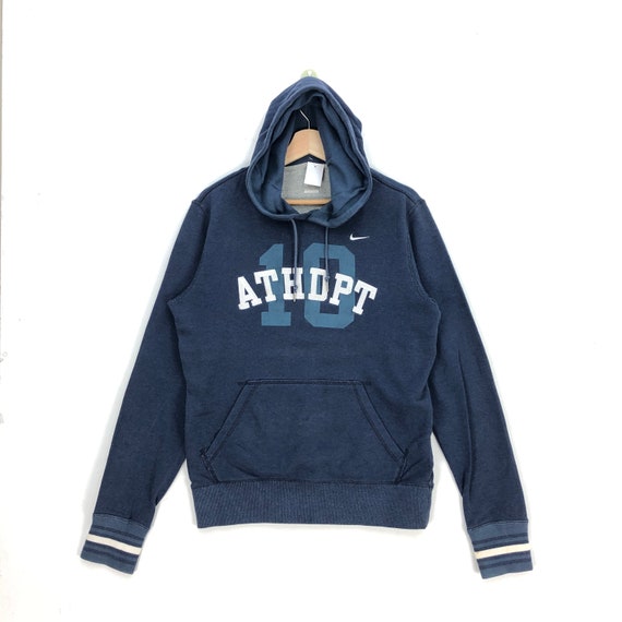 Vintage Nike Hoodie Sweatshirt 90s Nike Athletic Dept Pullover Xlarge Nike Swoosh Sweater Nike Swoosh Hooded Jumper Navy Size XL Etsy Canada