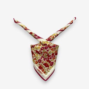 Vintage Liberty Handkerchief Authentic Liberty of London Bandana Neckerchief Headband Pocketsquare Womens Accessories Neckwear Gift for Her