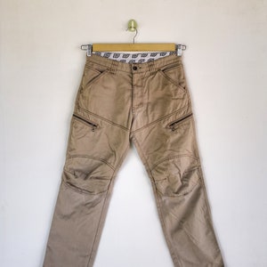 Pantalones cargo japoneses vintage Dickies W35 para mujer, pantalones cargo multibolsillos, pantalones tácticos militares de paracaídas, talla mediana 32x35