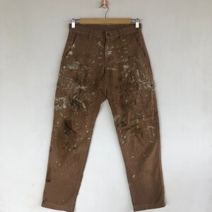 Size 28x30 Japanese Painter Cargo Pants Bondage Pants Womens Cargo Trousers Multi Pocket Parachute Utility Military Pants Medium W28