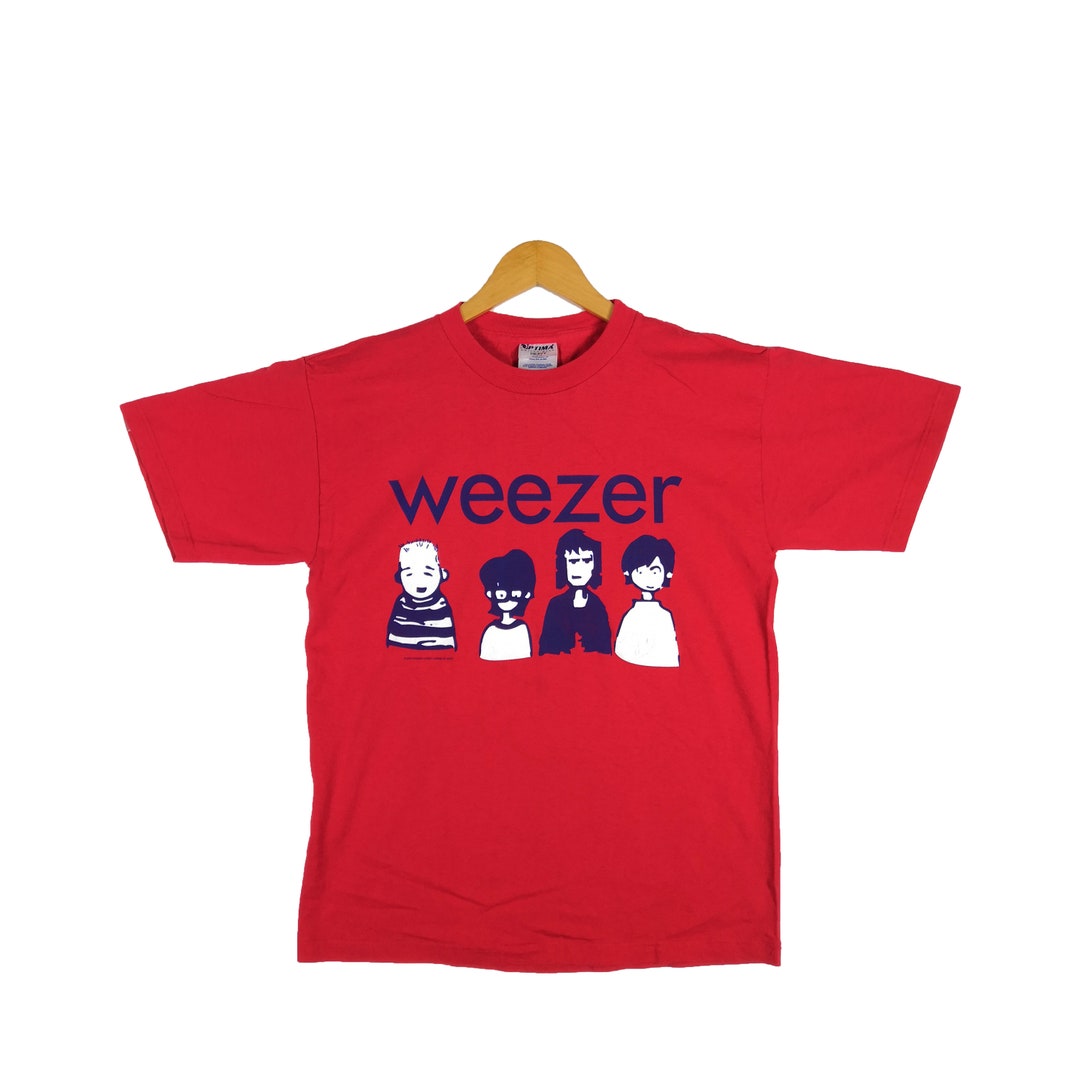 Vintage 2000s Weezer Tshirt Medium Weezer Promo Band Shirt Etsy