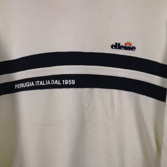 Vintage 90s Ellesse Italia Perugia Sweatshirt Med… - image 4