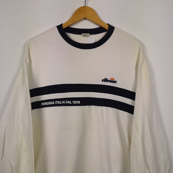 Vintage 90s Ellesse Italia Perugia Sweatshirt Med… - image 3