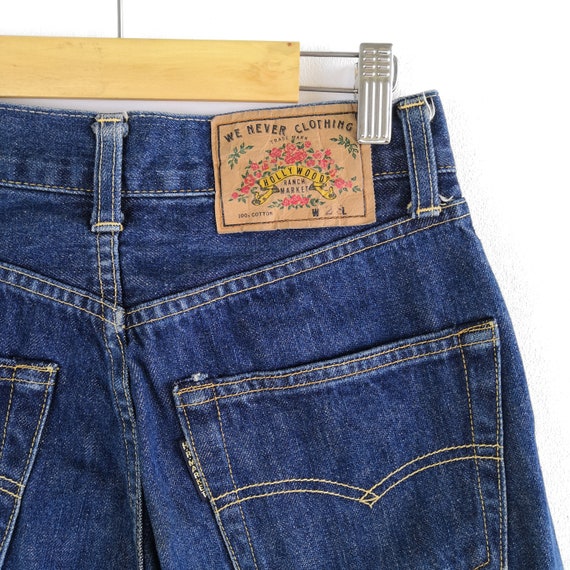 W25 Hollywood Ranch Market Selvedge Jeans Women H… - image 5