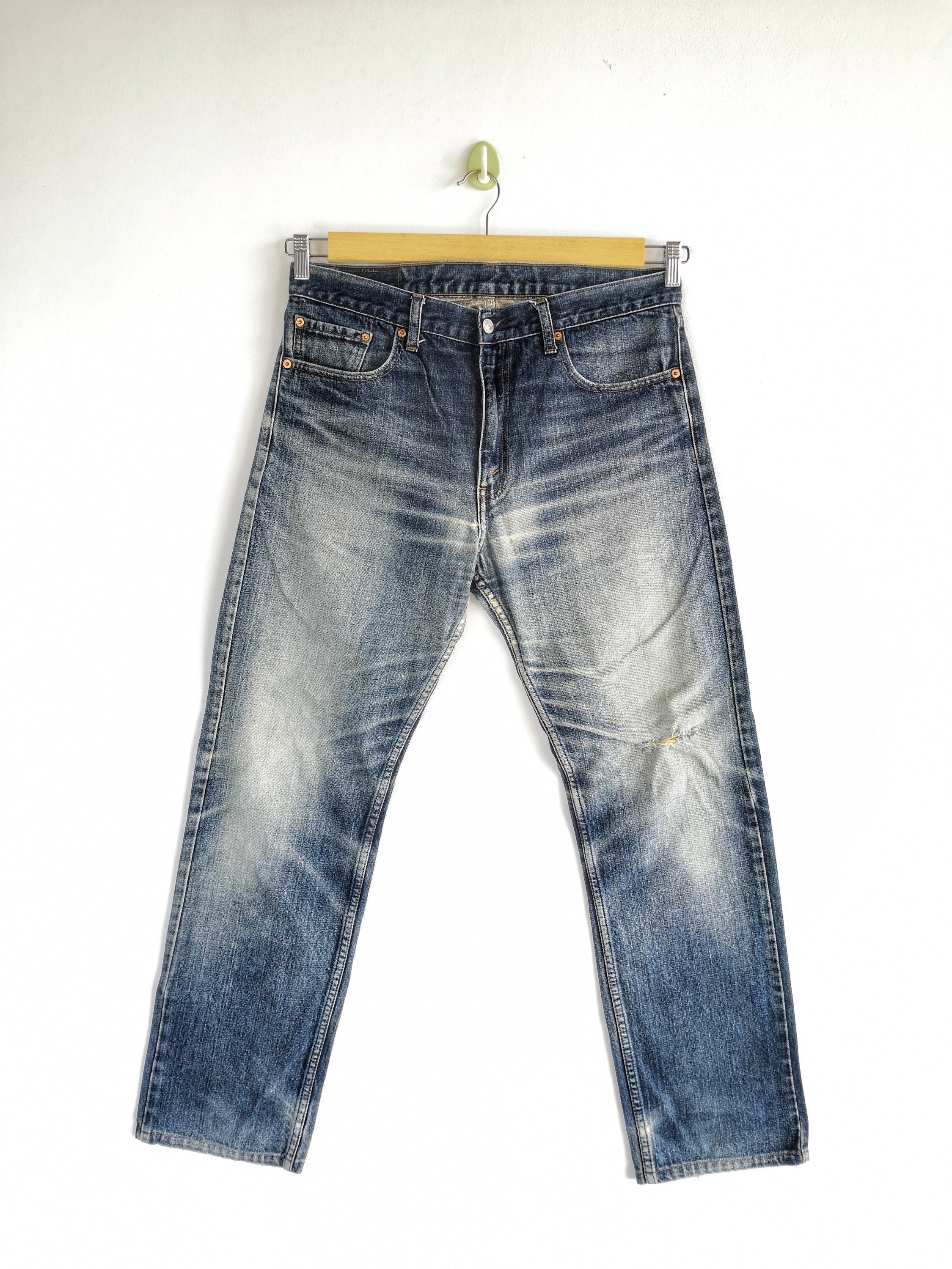 dæk slutpunkt Inde Vintage 90s Levis Jeans Pants Levis 532 Distressed Denim - Etsy
