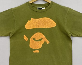 トップス vintage A BATHING APE design tee size m VINTAGE BAPE A BATHING APE TEE SHIRT SIZE MEDIUM SINGLE