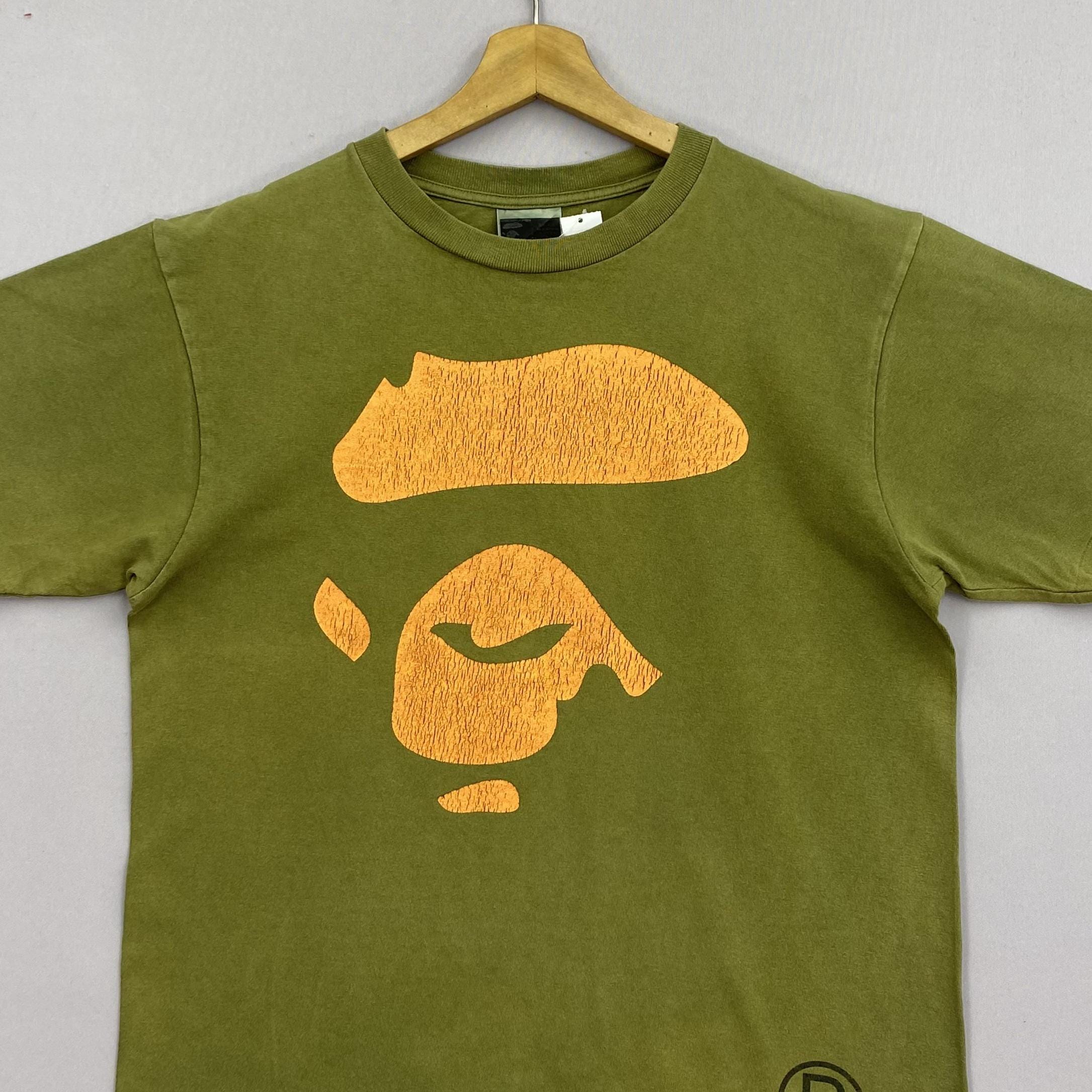 A BATHING APE ロングtシャツ swag y2k ストリート　平成 A BATHING APE アベイシングエイプ カレッジ ロゴ ロング