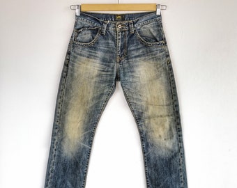 【U LAN】(UNISEX) Doggy Vintage Wash Denim BDG- Dark Wash 