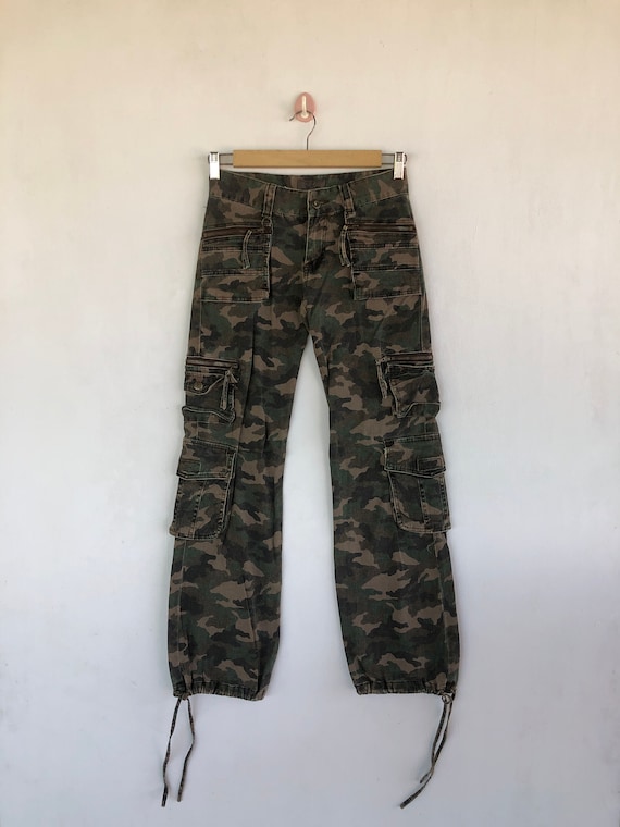 W26 Japanese Cargo Pants Bondage Pants Womens Cargo Trousers