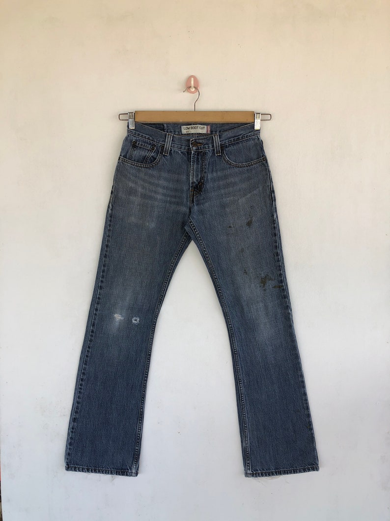 W29 Vintage Levi's 527 Bootcut Ripped Jeans 90s Levis Women High Rise ...