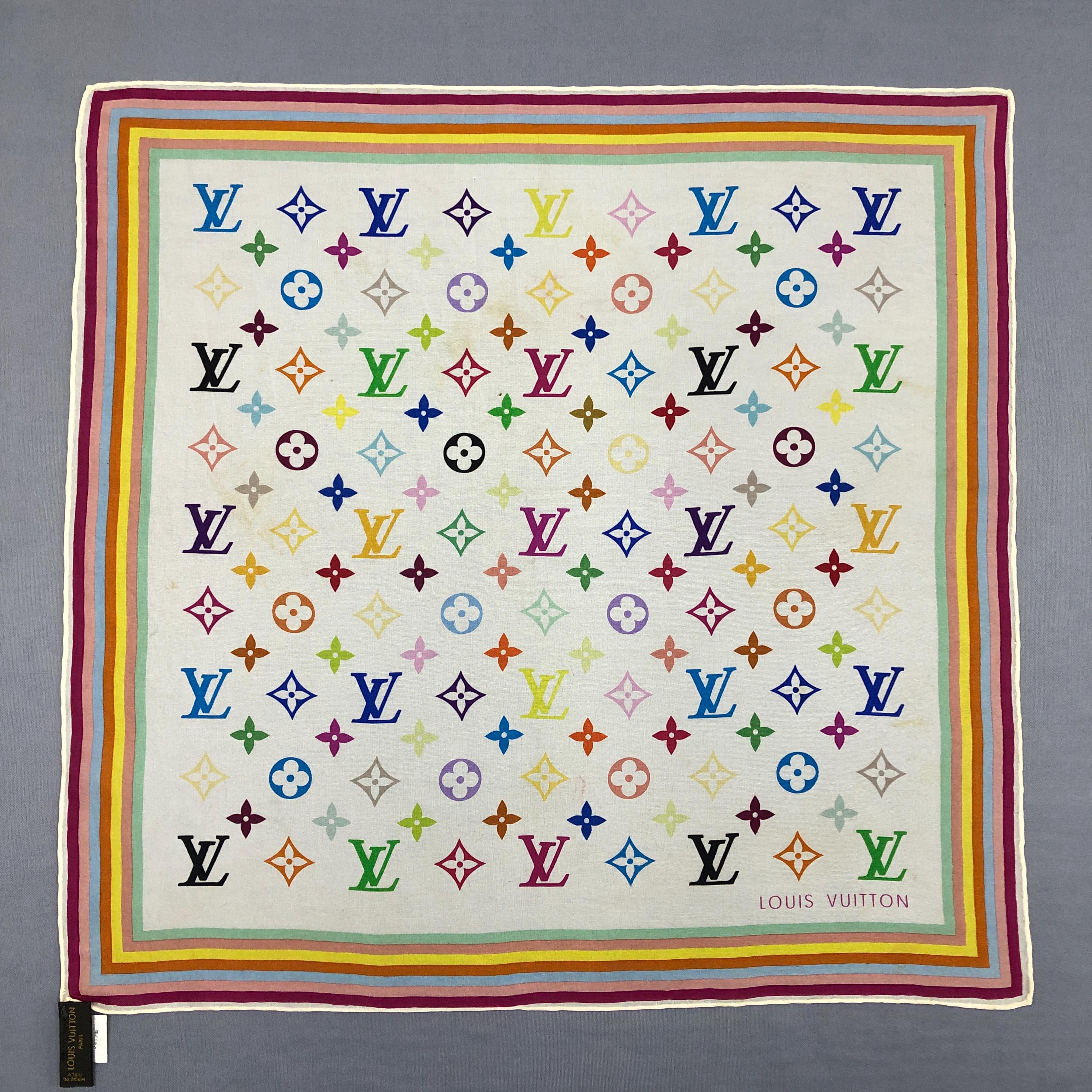 Louis vuitton scarf silk - Etsy 日本
