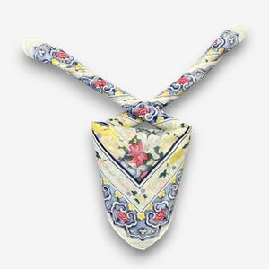 Vintage Ralph Lauren zakdoek Ralph Lauren bloemen bandana pochet sjaal luxe damesaccessoires sjaal zomer cadeau voor haar