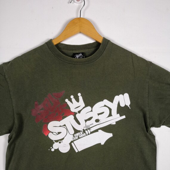 Vintage Stussy World Wide Chaos T-shirt Medium 90s Stussy Vintage Stussy World Wide Chaos T-shirt Medium 90s Stussy