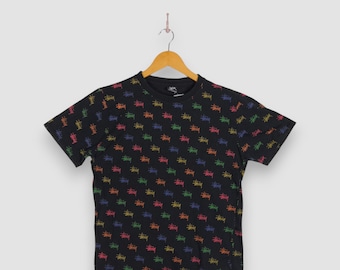 90S Stussy カラフルグラフィック Tシャツ Mサイズ ステューシー STUSSY グラフィックTシャツ Mサイズ - メルカリ