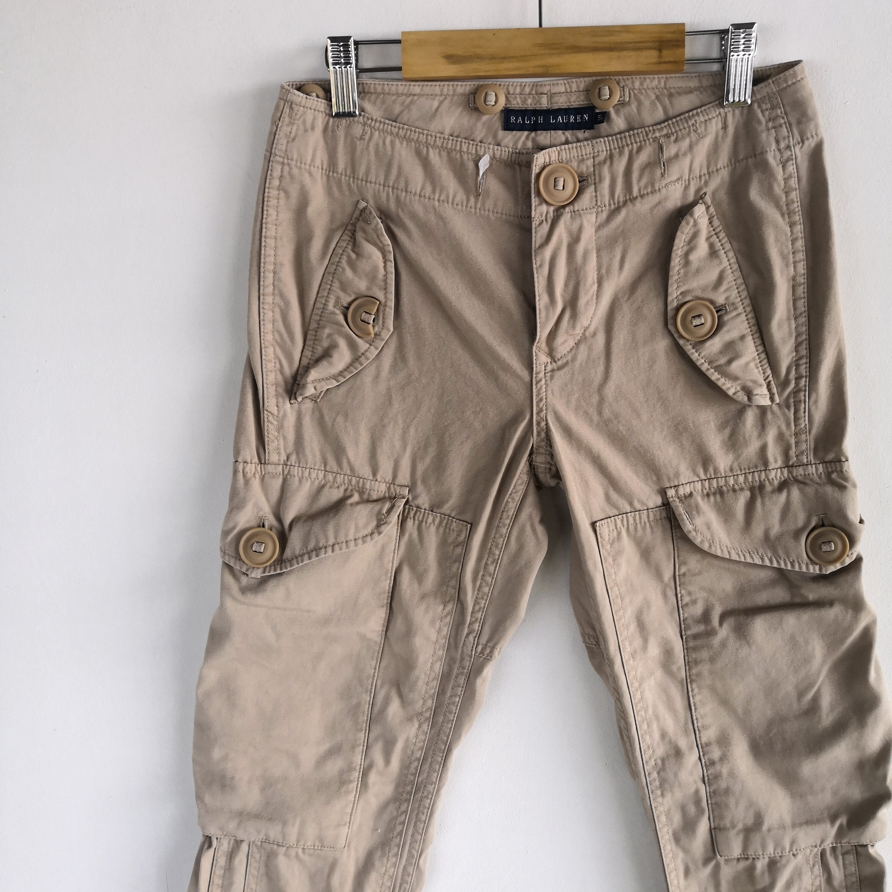 パンツ ralph lauren zip gimmick cargo pants y2k archive gimmick military cargo pants Y2K