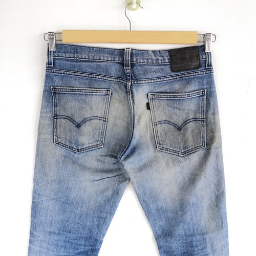 Vintage Levis 511 Jeans Distressed shops Rusty Denim Levi High Waist Jeans Vintage Levi's Pants Medium Wash Gift Unisex Straight Size 34x26.5