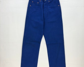 W26 Vintage Studio D'artisan Selvedge Jeans 90s Women High Rise Pants Japanese Redline Streetwear Denim Harujuku Girlfriend Jeans Size 26x33
