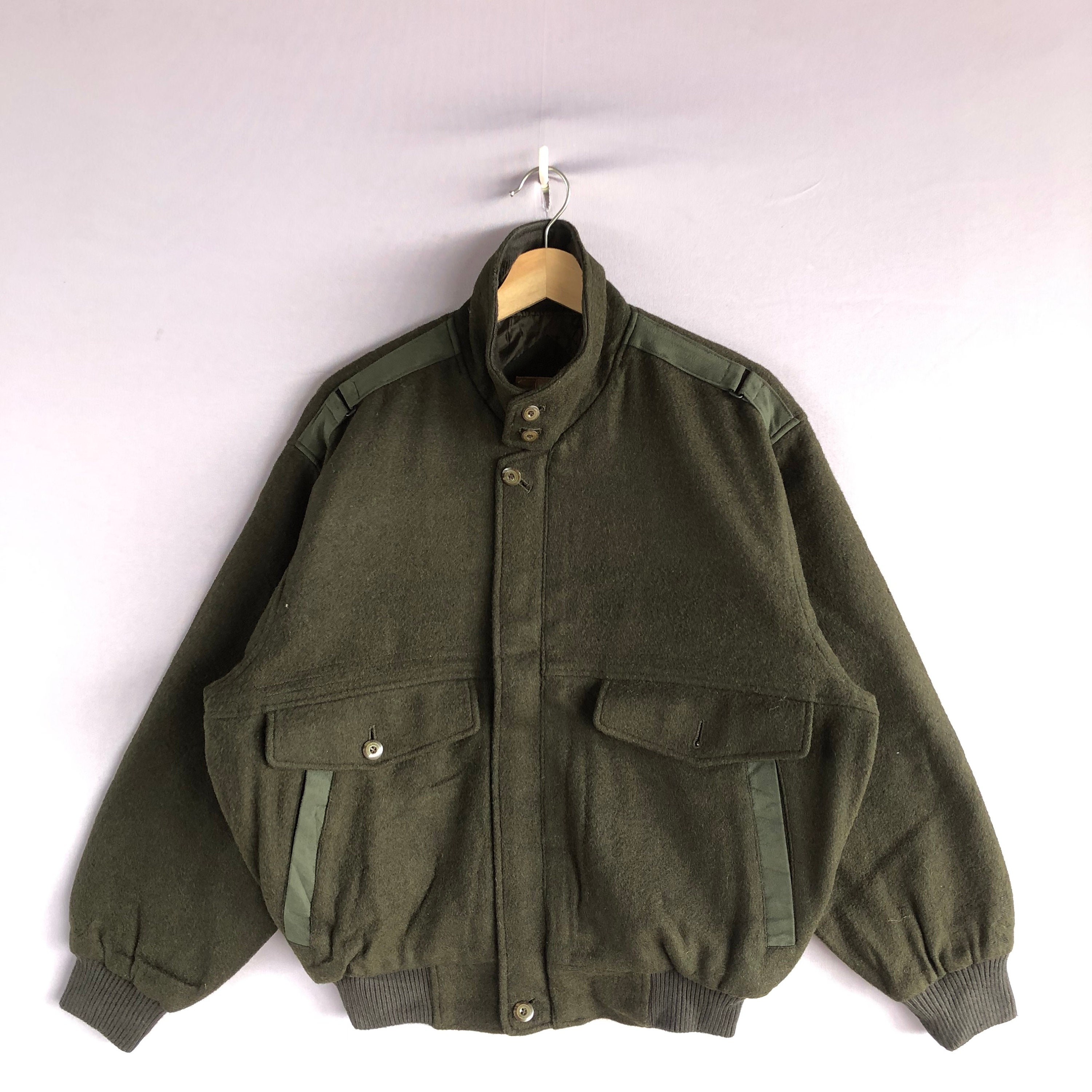 Vintage Riverson Harrington Zipper Wool Jacket 90s Japanese Vintage Riverson Harrington Zipper Wool Jacket 90s Japanese