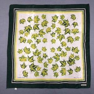 Vintage Skemo Silk Scarf, Twill Silk Scarf, Vintage Silk Muffler, Vintage Neck Scarf, Vintage Neck Accessories, Vintage Italian Silk Scarves