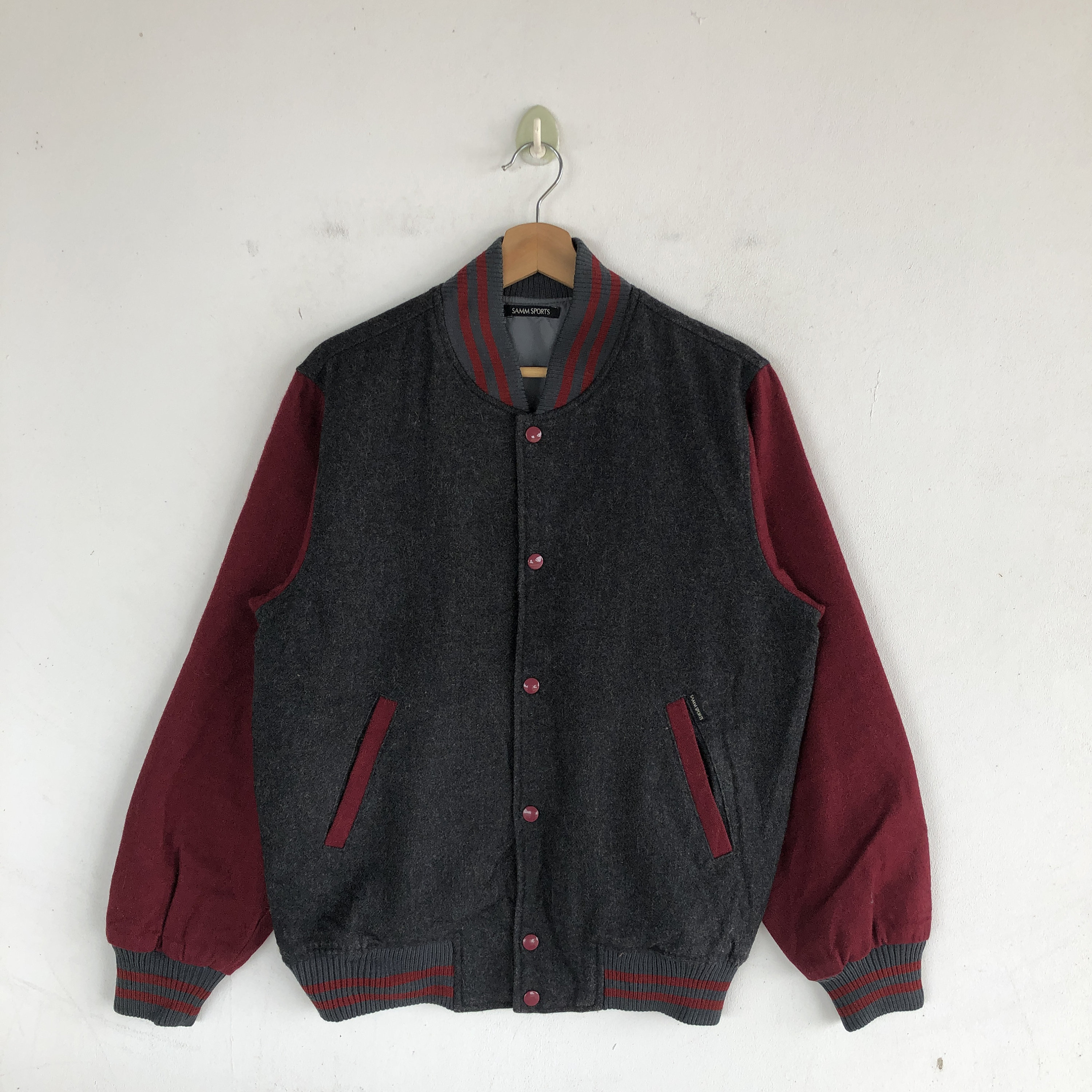 Vintage Samm Sports Varsity Jacket Casual Mens Wool Jacket