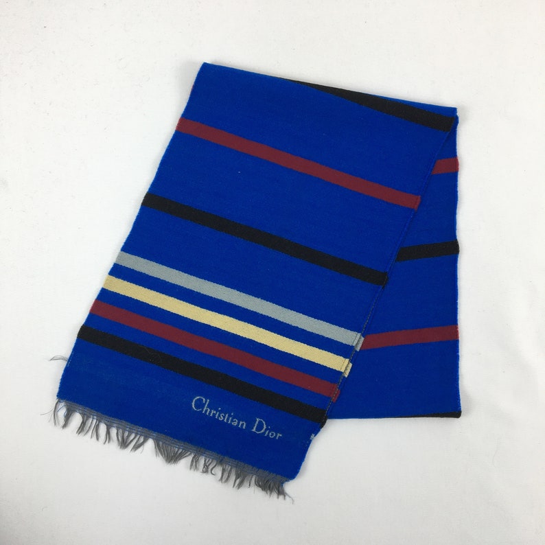 Vintage Christian Dior Wool Scarf Christian Dior Wool Scarves