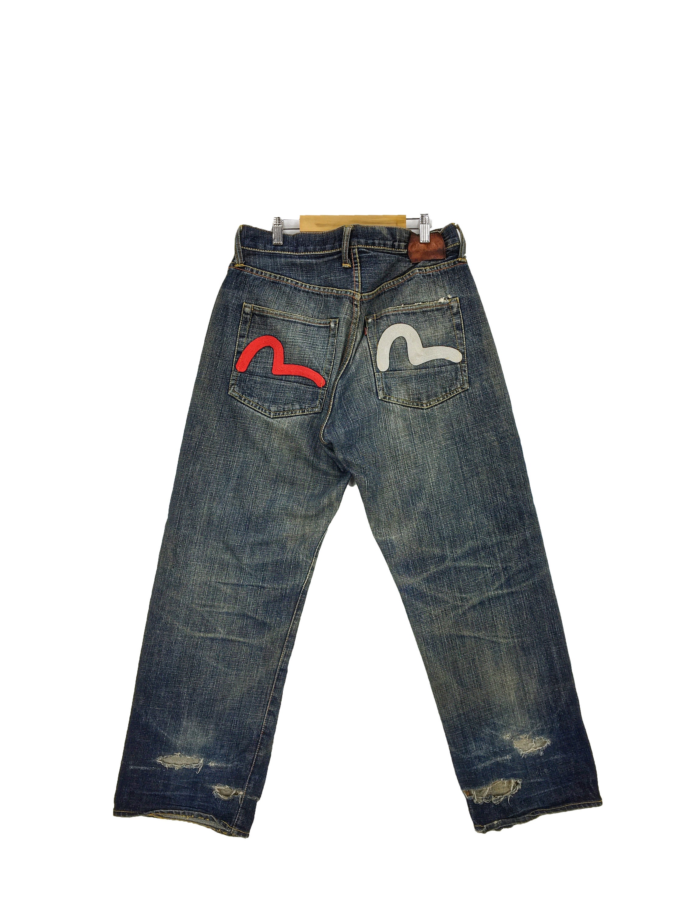 mytologi dybt mastermind W30 Vintage Evisu Daicock Selvedge Jeans 90s Japan Evisu Denim - Etsy