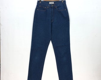 W25 Vintage Kansai O2 Blue Jeans Y2k Harajuku Pantaloni da donna a vita alta Classici giapponesi Skinny Vita piccola Denim Girlfriend Jeans Taglia 25x27