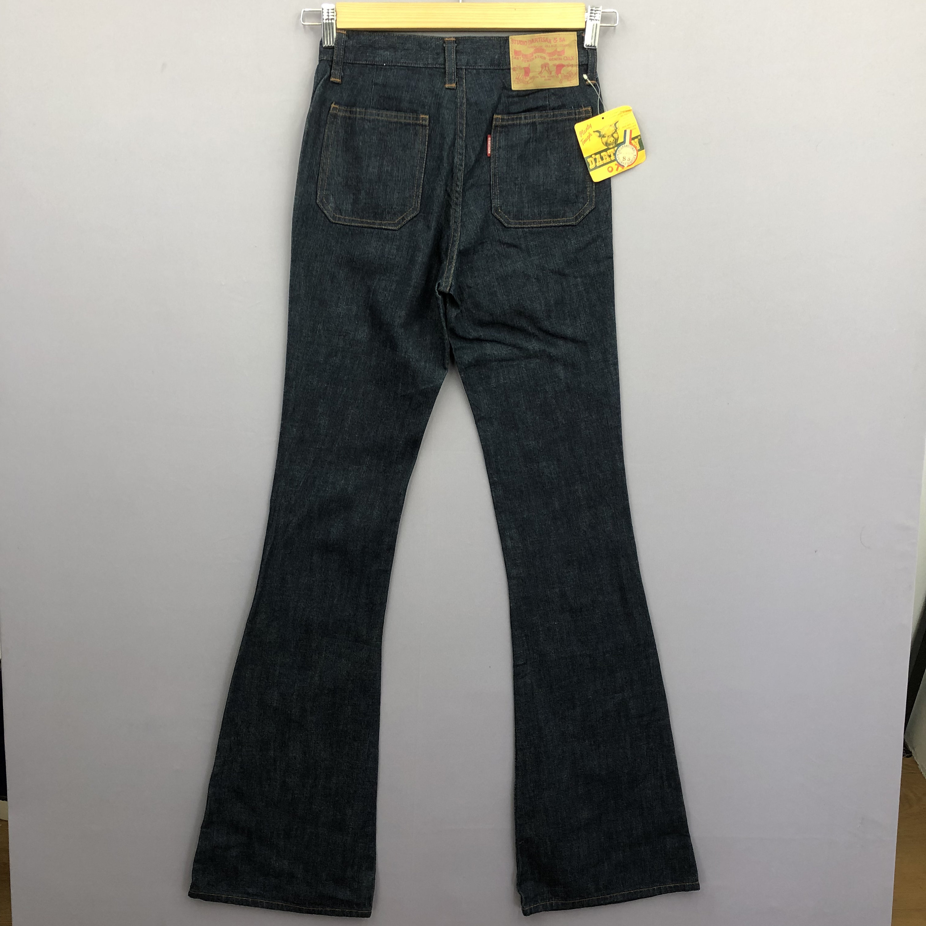 W26 Vintage NWT 90s Studio D'artisan Bush Pants Flare Jeans