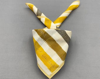Vintage Yves Saint Laurent Handkerchief YSL Bandana Gift for Mom Accessories YSL Neckerchief Classic YSL Headband Neck Scarf Pocket Square