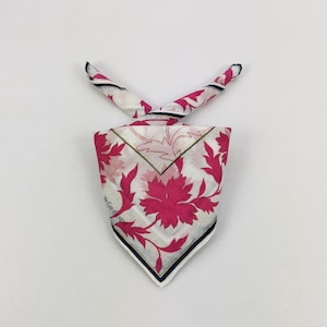 Vintage YSL Handkerchief Yves Saint Laurent Bandana Womens Accessories Neckerchief Pocket Square Neck Scarf Headband Babushka Gift for Mom