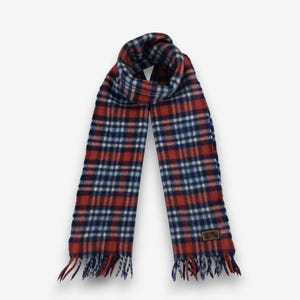 Vintage COACH Wool Scarf Womens Accessories Muffler Coach Monogram Scarf Coach Winter Shawl Coach Luxury Wrapped Christmas Gift for Her