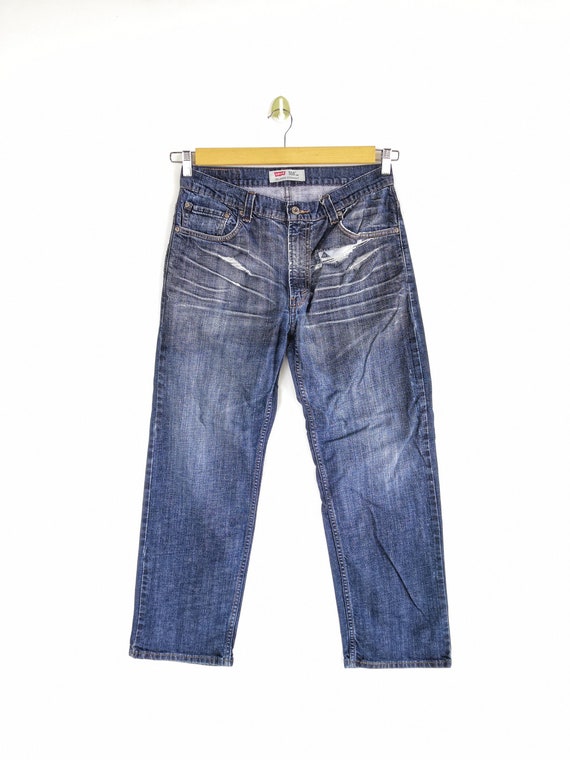 Jeans corti levis vita alta online