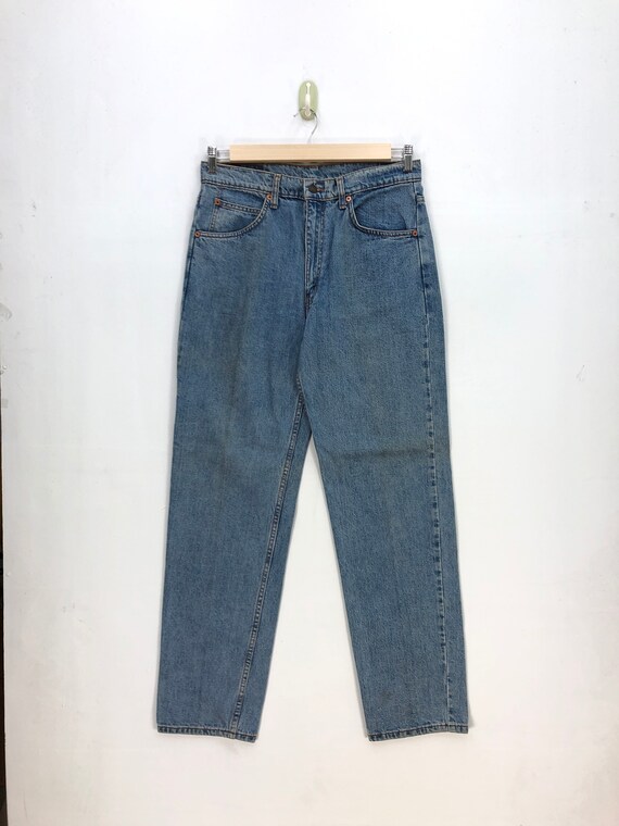 W33 Vintage Levi s 610 Orange Tab Jeans 90s Dirty Levis Women High Waisted Pants Levis Light Wash Denim Levis Mom Jeans Size 33x32 Etsy Canada