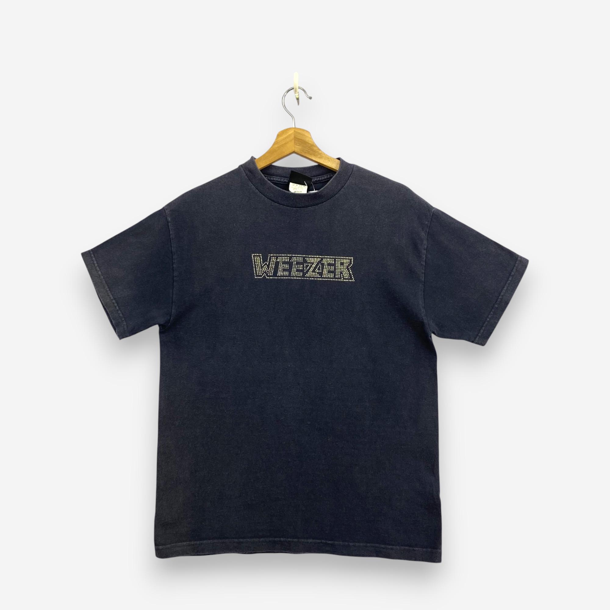 希少 weezer バンドTシャツ 青色 激レア Weezer Tシャツ Blue