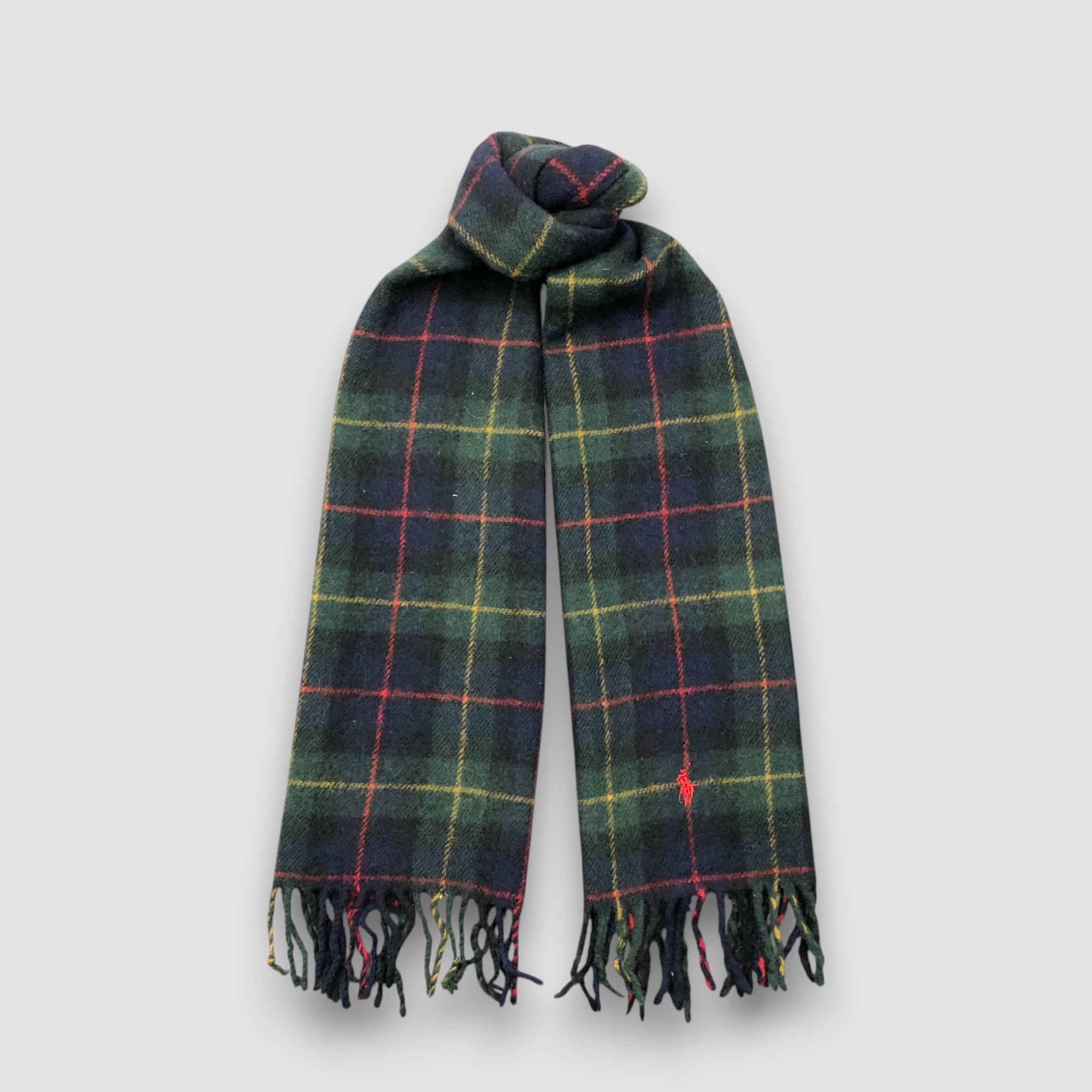 Écharpe Vintage Irlande – Rugby / Football – Rétro – Vert