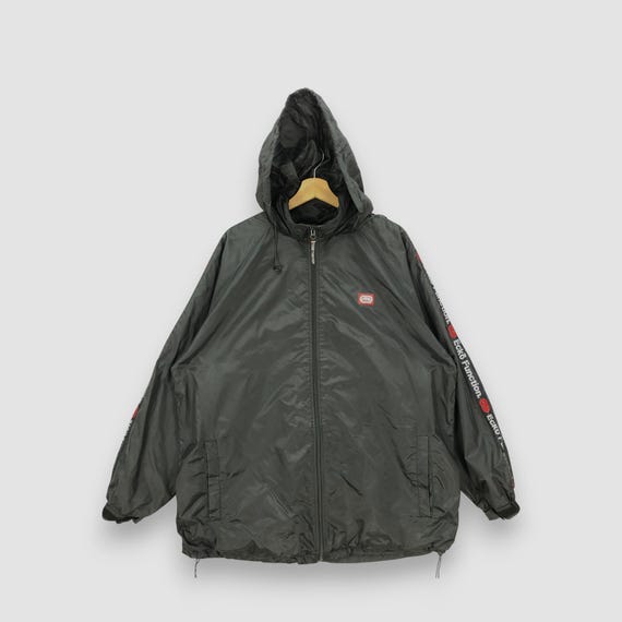 Vintage Y2K Ecko Function Hoodie Windbreaker Jack… - image 4