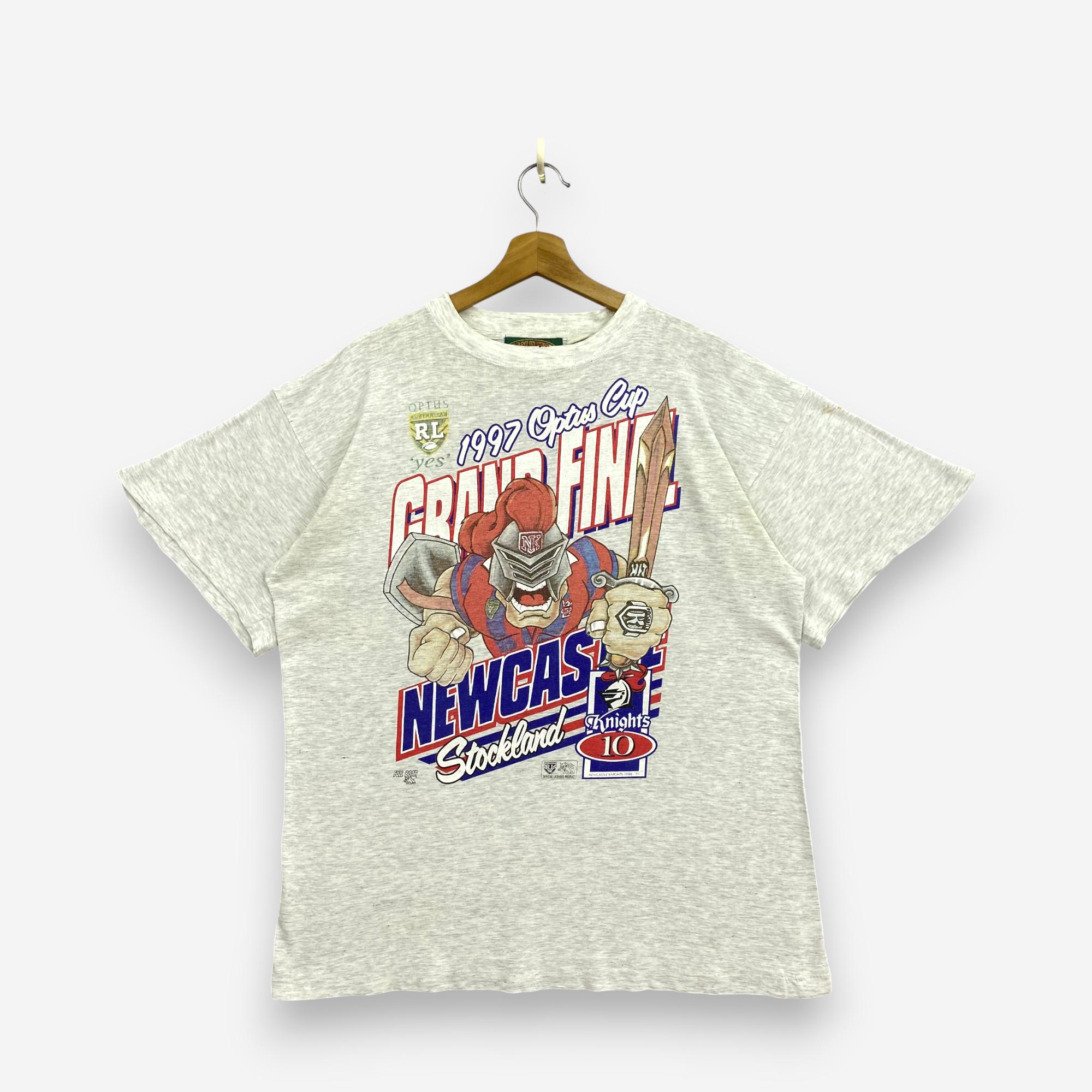 Vintage 1997 Optus Cup T-shirt Large Optus Cup Newcastle Knights