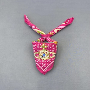 Vintage Vivienne Westwood Handkerchief Orbs Bandana Authentic Luxury Womens Accessories Neckerchief Pocketsquare Summer Gift for Her