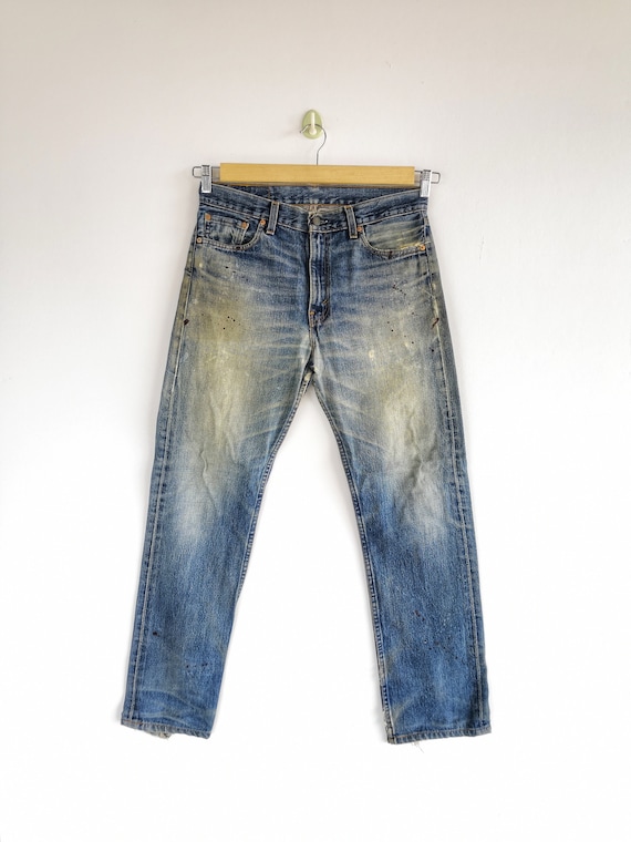 W31 Levi's 516 Jeans Pants Dirty Levis 516 Distressed - Etsy