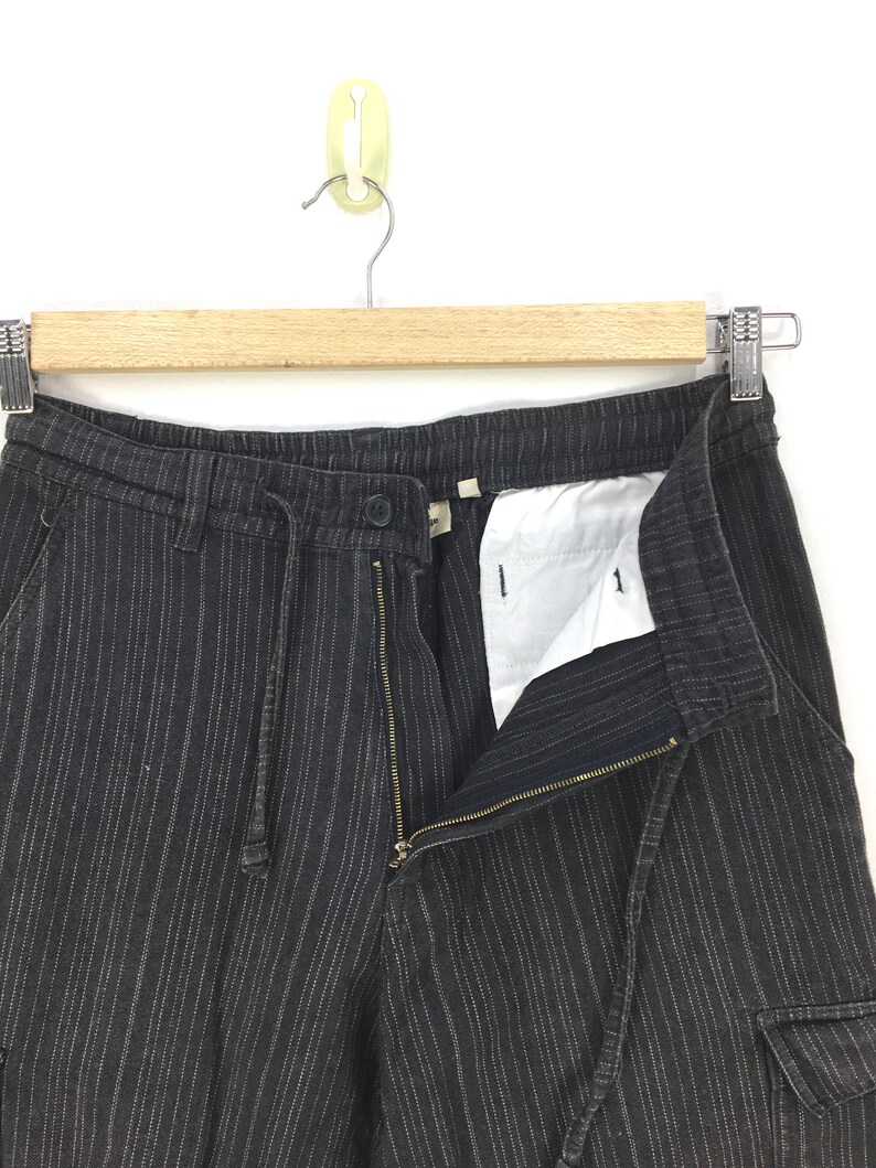 Vintage Cargo Pants Size 32x41 Japanese Brand Cargo Pants Black Pants ...