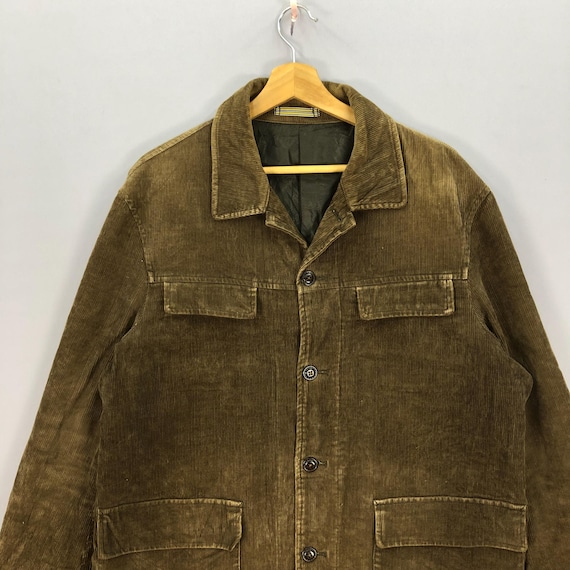 Vintage First Down Corduroy Chore Jacket Large Fi… - image 2