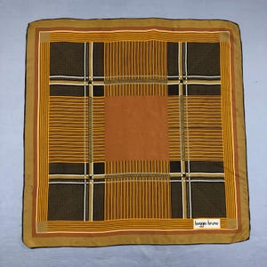 Vintage Boggia Bruno Seidenschal, Vintage Seidenhalstuch, Vintage 90er Jahre Twill Stola Seidenschal