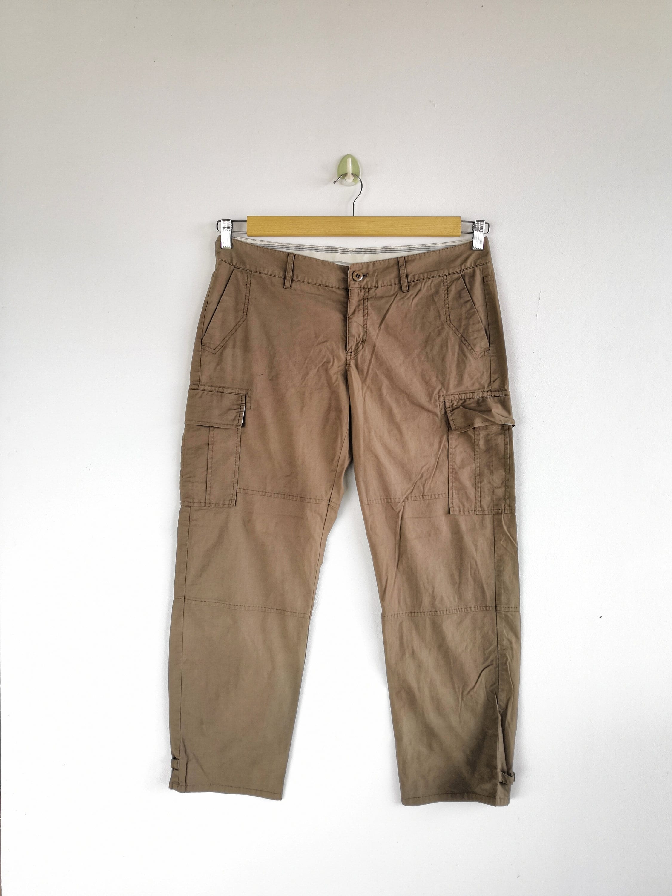 パンツ [MATINKIM]color block velcro cargo pants in brown Rothco Tactical BDU Cargo Pants Regular Inseam (Coyote Brown)
