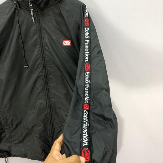 Vintage Y2K Ecko Function Hoodie Windbreaker Jack… - image 7