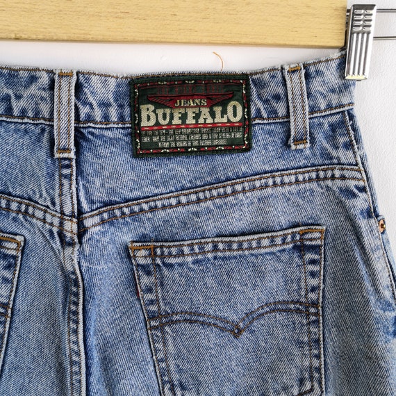 W28 Vintage Distressed Levi's 550 Jeans X Buffalo… - image 5