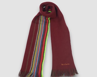 Vintage Paul Smith Scarf Paul Smith Wool Scarf Paul Smith