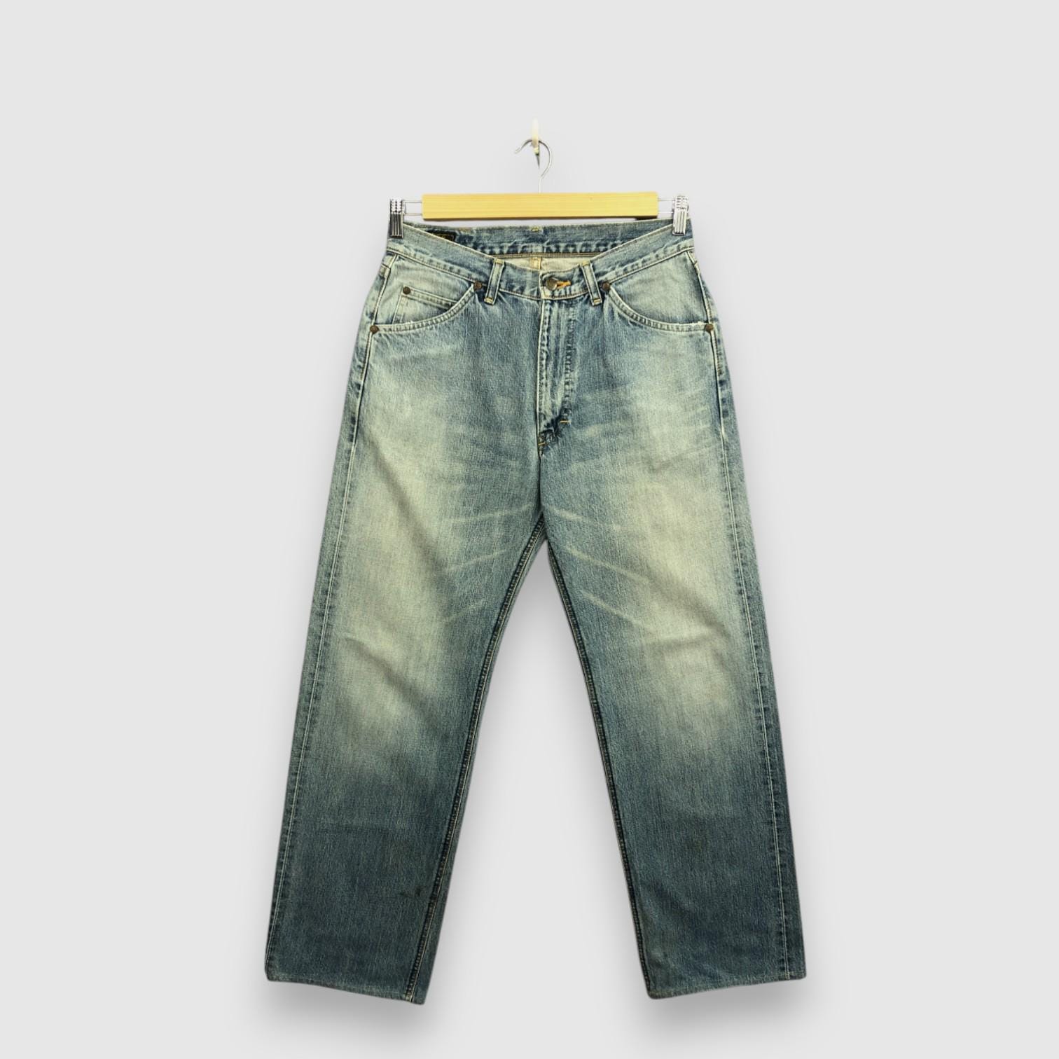 W30 Vintage Lee Riders Selvedge Jeans Y2K Womens High Rise Pants