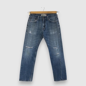 W31 Vintage Levi&#39;s 505 Distressed Jeans Y2k Light Wash Levis Womans High Waist Pants Levis Faded Denim Levis Girlfriend Jeans Size 31x30