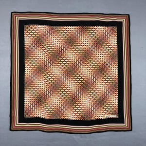 Vintage Hardy Amies Paris Silk Scarf Neckerchief Neckwear Muffler Ribbon Bandana Foulard Square Scarf Head Band
