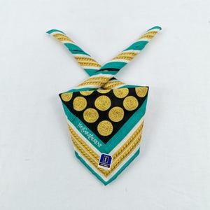 BNWT Vintage Yves Saint Laurent Handkerchief YSL Bandana Pocket Squares Neckerchief Headband Womens Accessories Scarves Winter Gift for Him